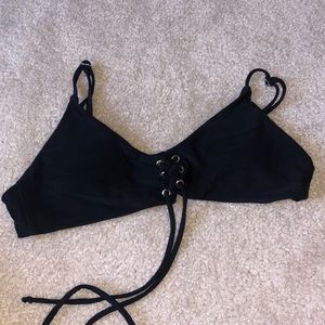 Black bikini top